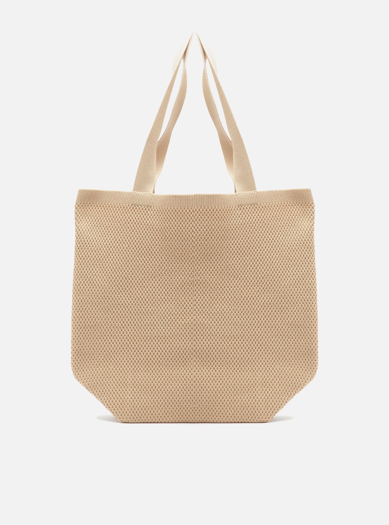 Bolsa Shopping Marrom Knit Grande Metais Brizza — foto 3