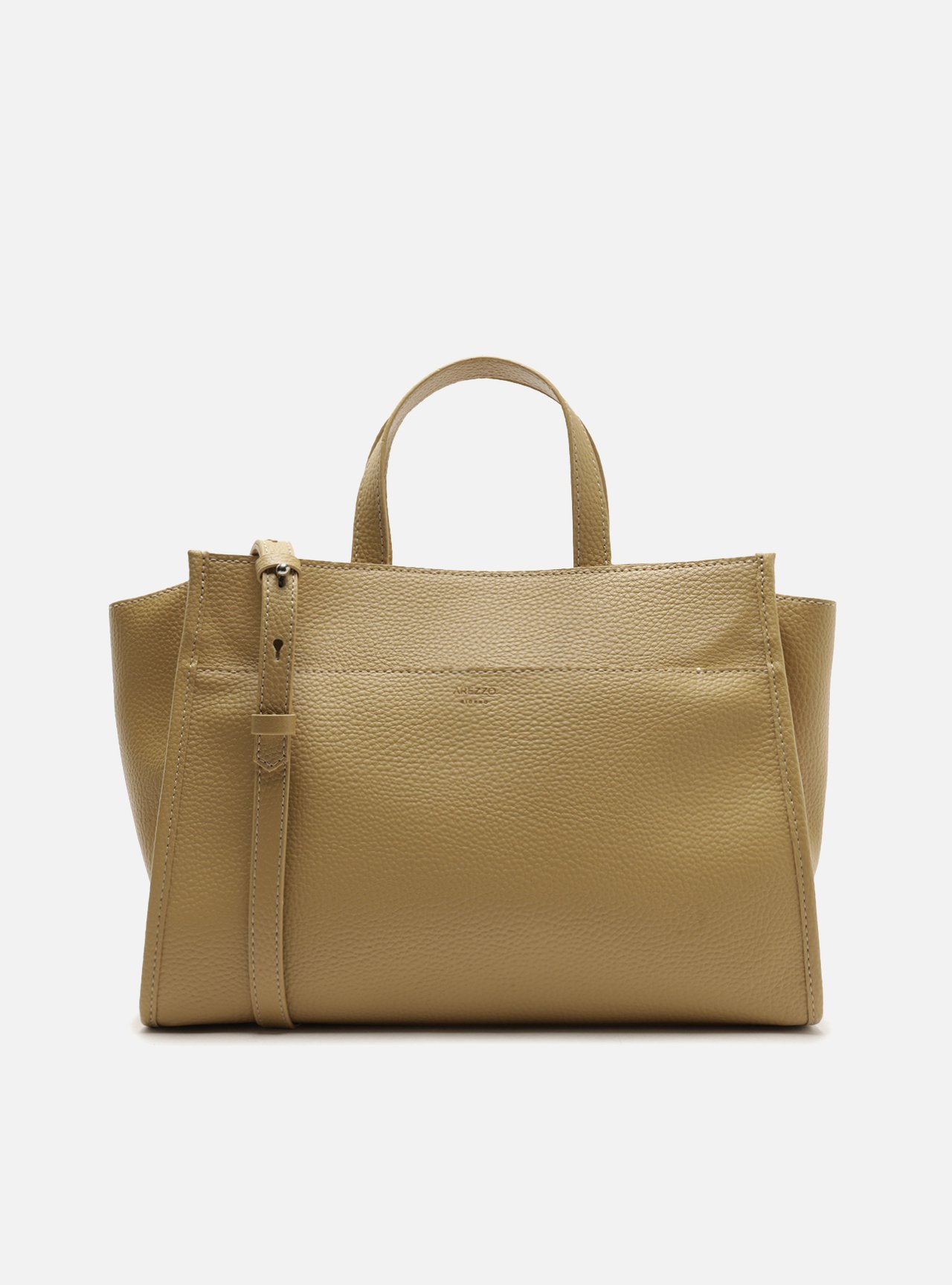 Bolsa Tote Marrom Grande Logo Perfurado — foto 3