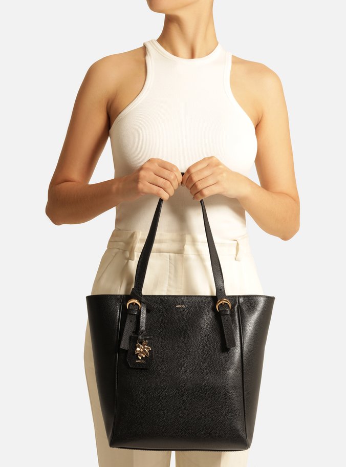 Bolsa Tote Preta Média