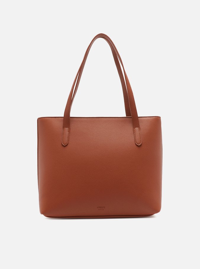 Bolsa Shopping Marrom Média