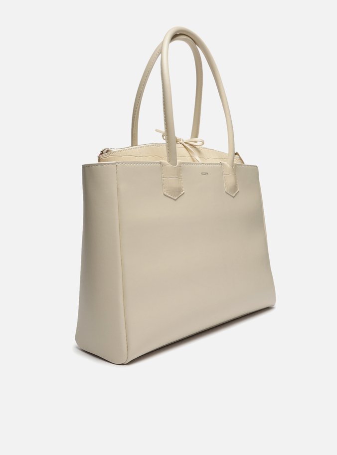 Bolsa Shopping Branca Média