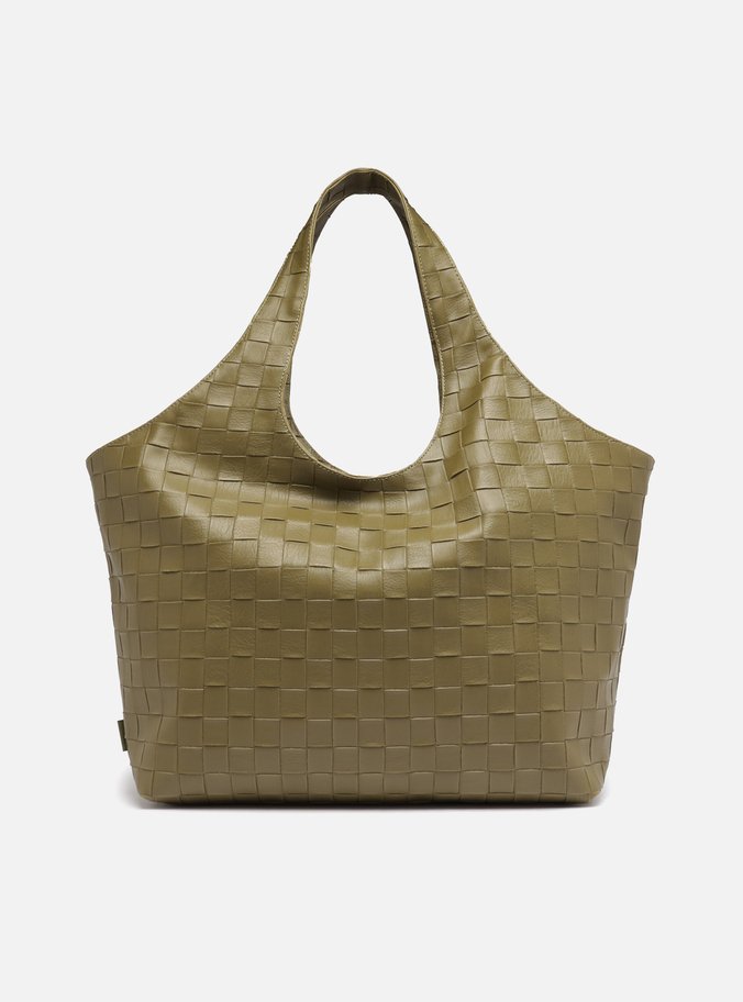 Bolsa Hobo Verde Grande Tressê