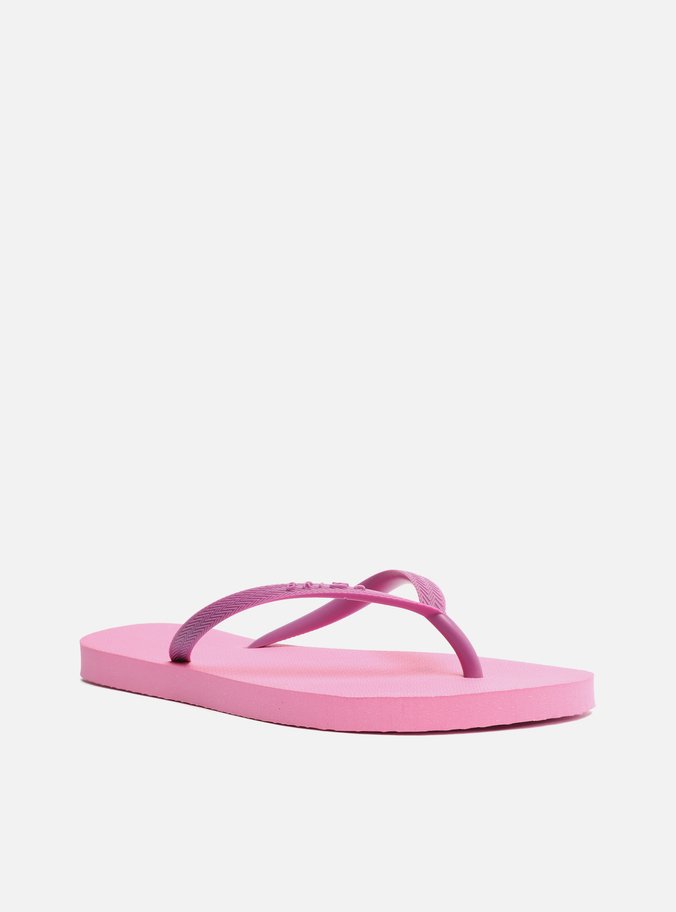 Chinelo de Dedo Rosa Tiras Finas Roxo