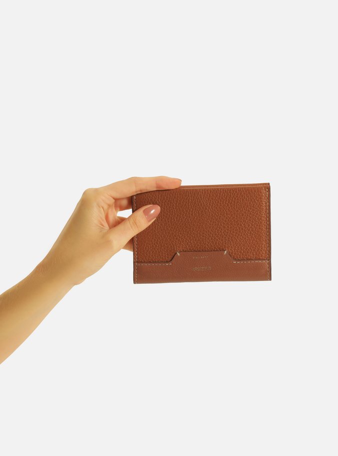 Porta-Passaporte Marrom Caramel Couro