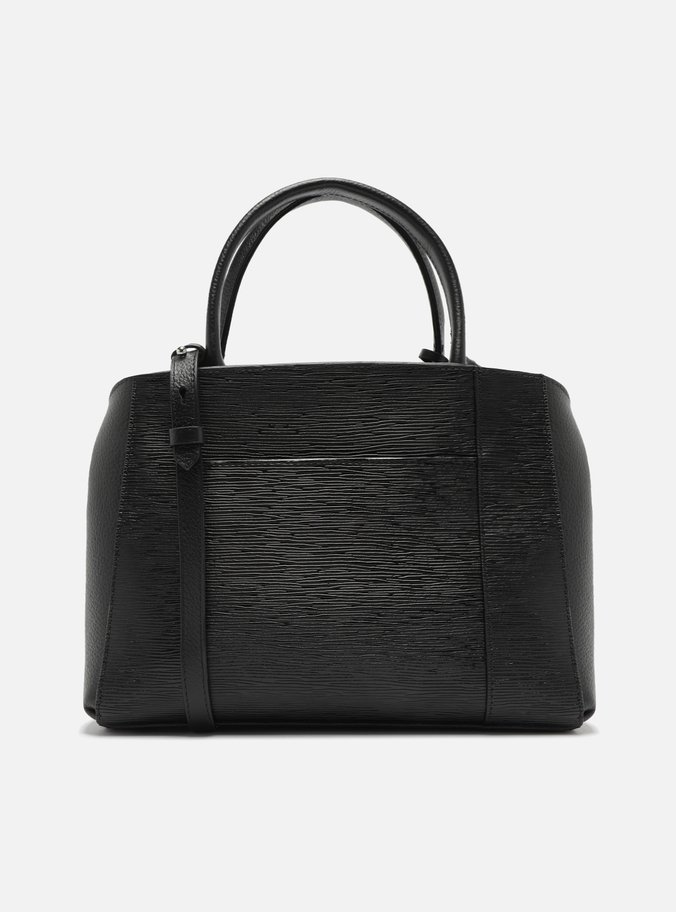 Bolsa Couro Tote Média Bella Preta