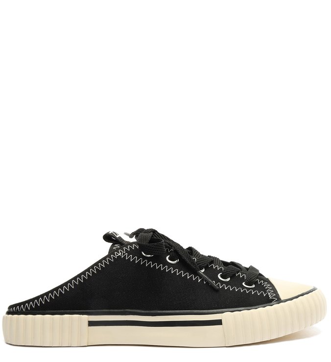 T nis Mule Preto Lona