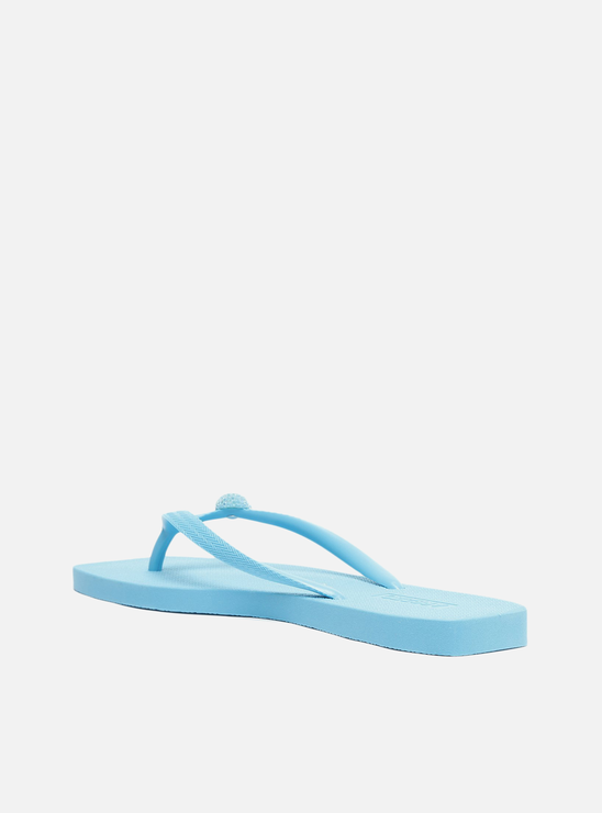 Chinelo de Dedo Azul Esfera Bico Quadrado Brizza