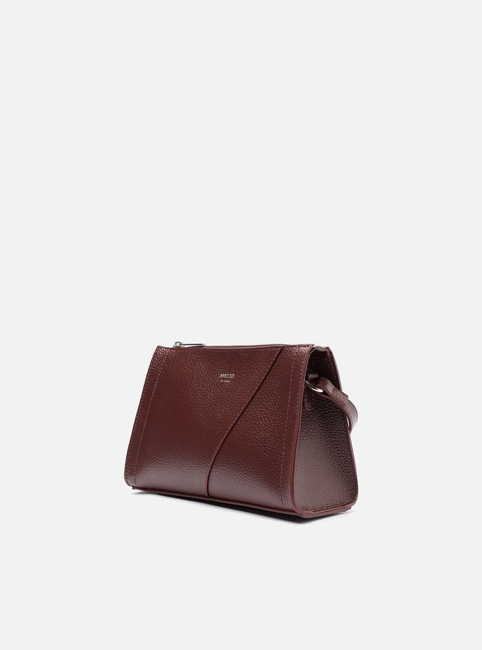 Bolsa Tiracolo Vinho Textura Pequena
