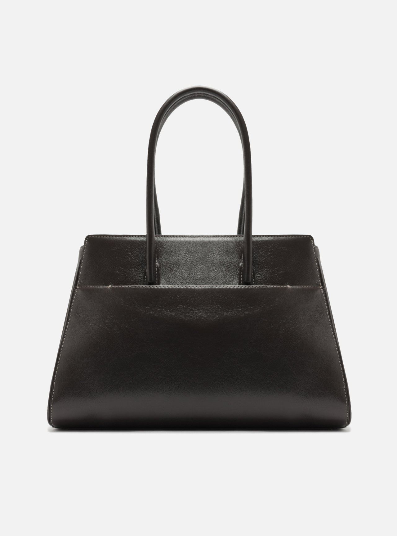 Bolsa Shopping Marrom Couro Heritage Grande — foto 3