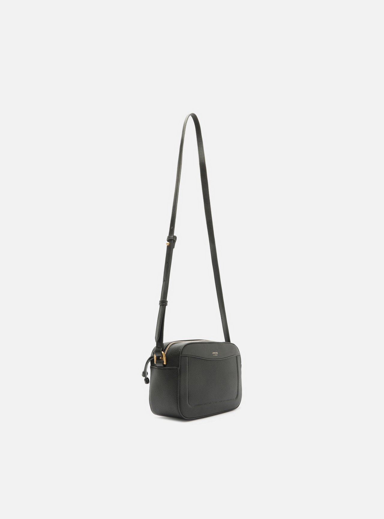 Bolsa Tiracolo Branca Pequena Granulada Metais — foto 5