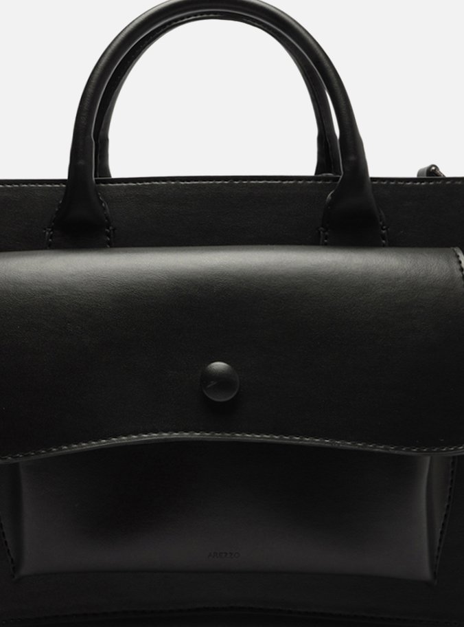 Bolsa Tote Preta Mirela Média