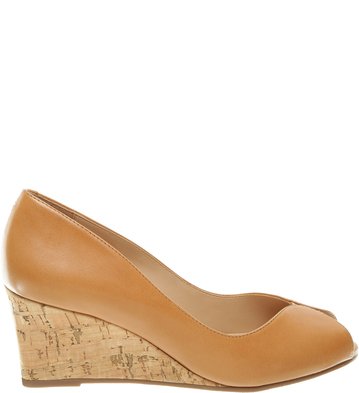 Peep-toe Anabela Cork Mel