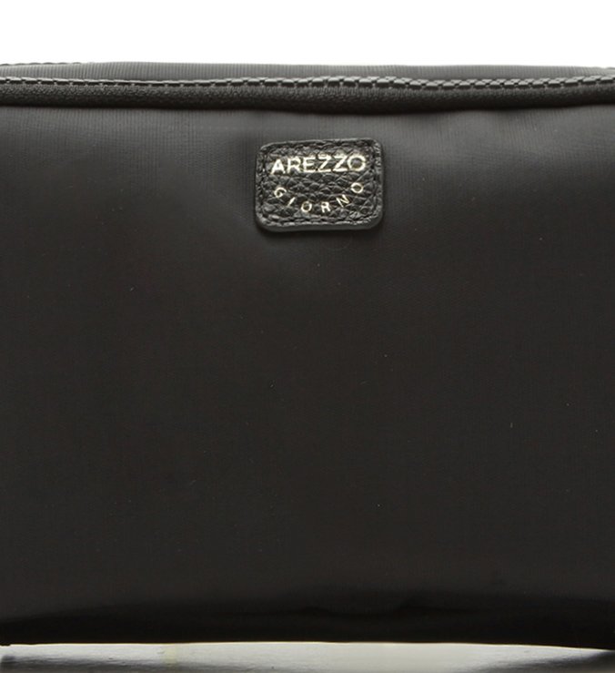 Necessaire Tecido Naomi Preta