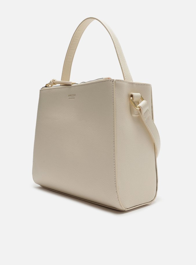 Bolsa Branca Tote Média