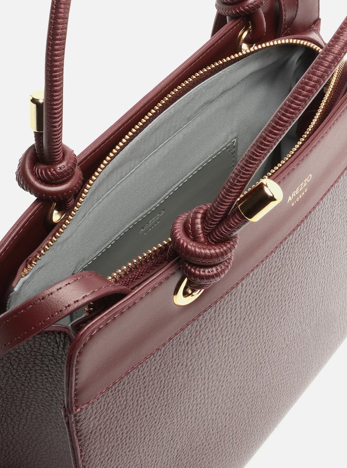 Bolsa Tote Marrom Média Enrolados