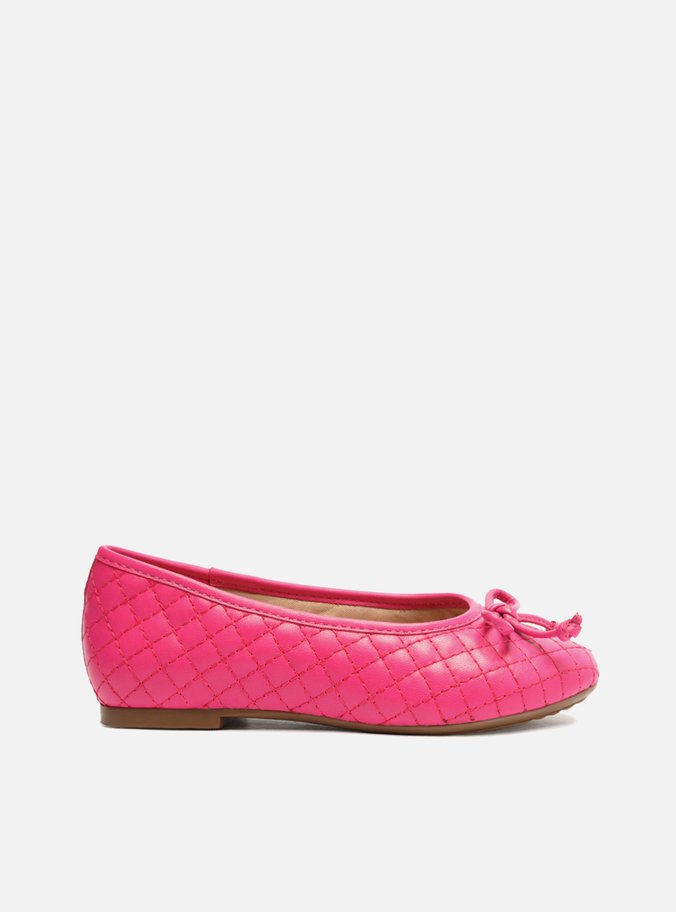 Sapatilha Infantil Rosa Matelassê Bico Redondo