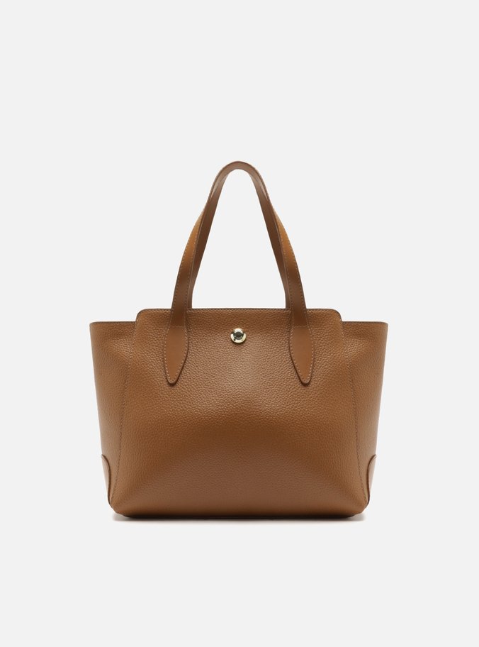 Bolsa Tote Marrom Média Metais