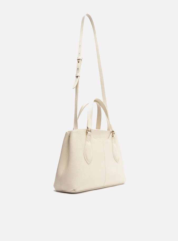 Bolsa Tote Off-White Couro Grande Recorte
