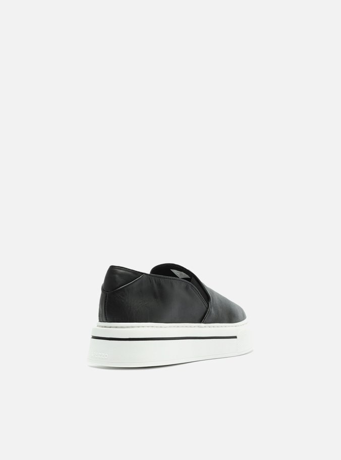 Slip On Preto Sola Alta