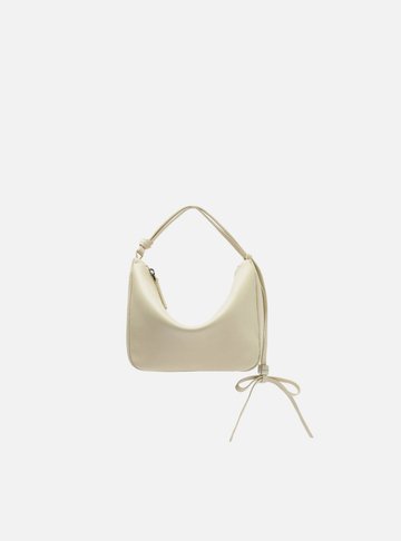 Bolsa Tiracolo Branca Couro Pequena Alças Mix