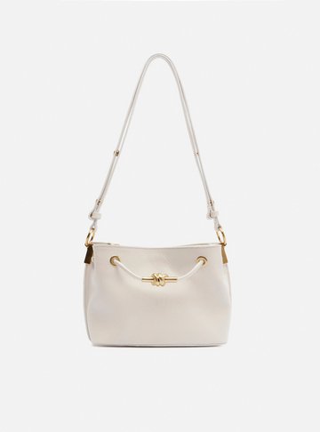 Arezzo — Bolsa Tiracolo Branco Couro Helena Pequena