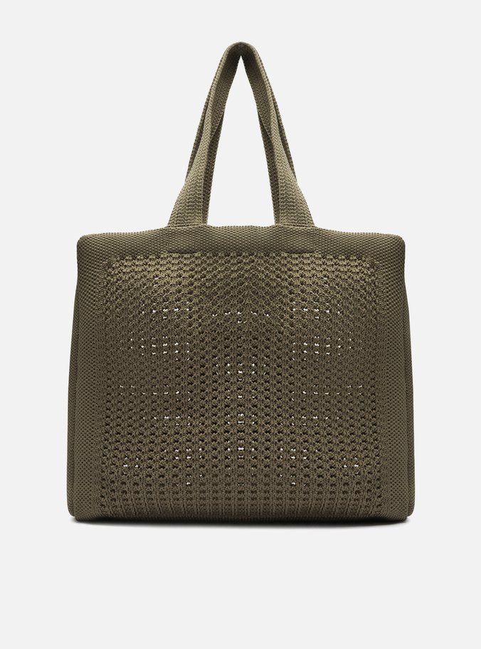 Bolsa Shopping Verde Crochê Mônaco Grande