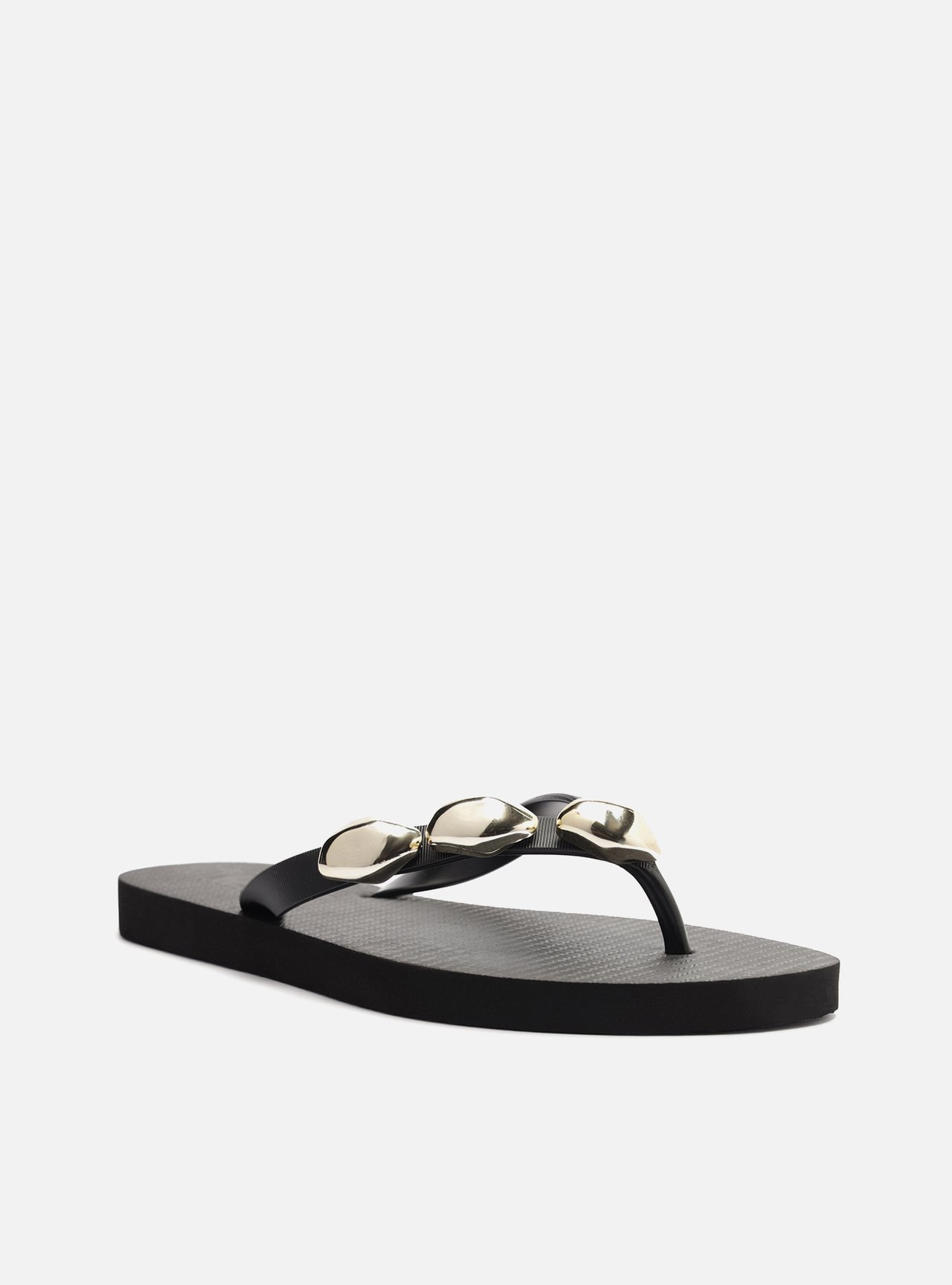 Chinelo de Dedo Preto Essential Metais — foto 2