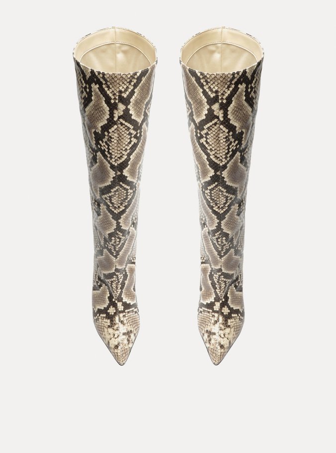 Bota Snake Cano Longo Salto Fino