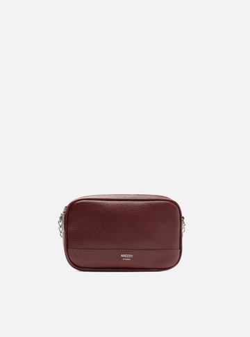 Bolsa Tiracolo Bordô Pequena Corrente Basic