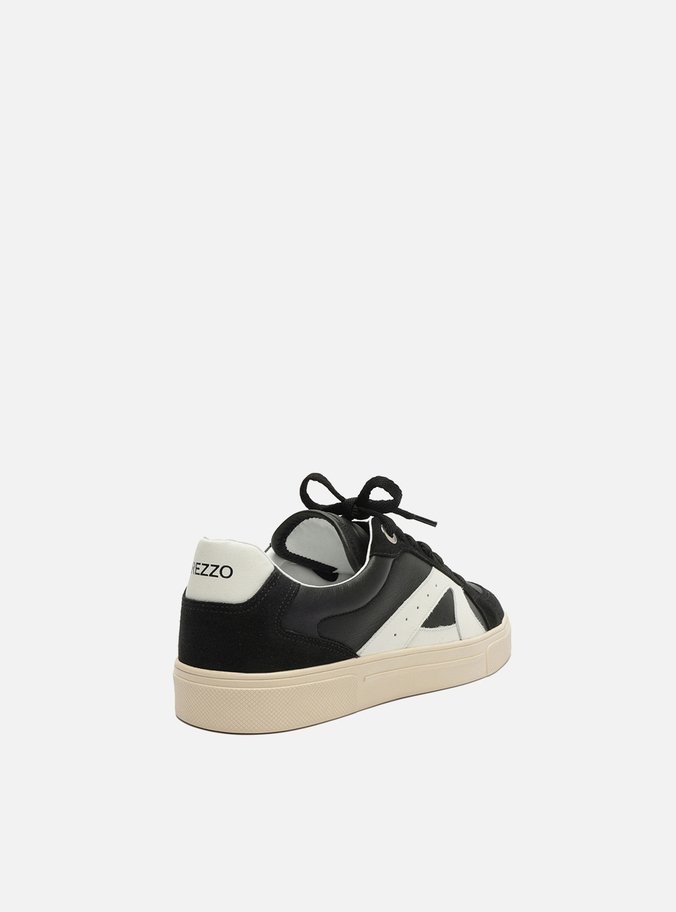 Tênis Preto Couro Urban Branco