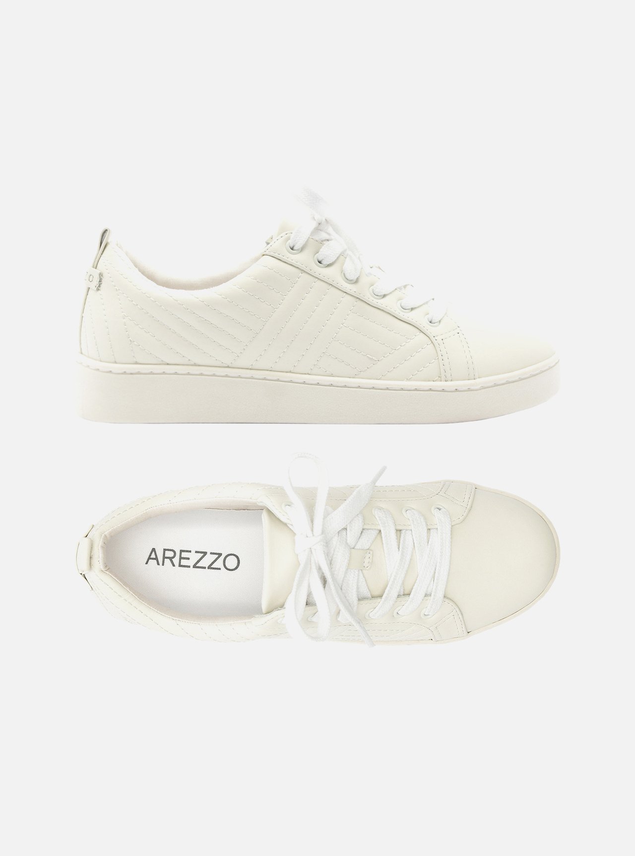 Tênis Burnish Pesponto Cadarço Off-White — foto 5