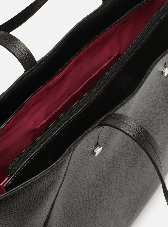 Bolsa Shopping Preta Grande Rebites