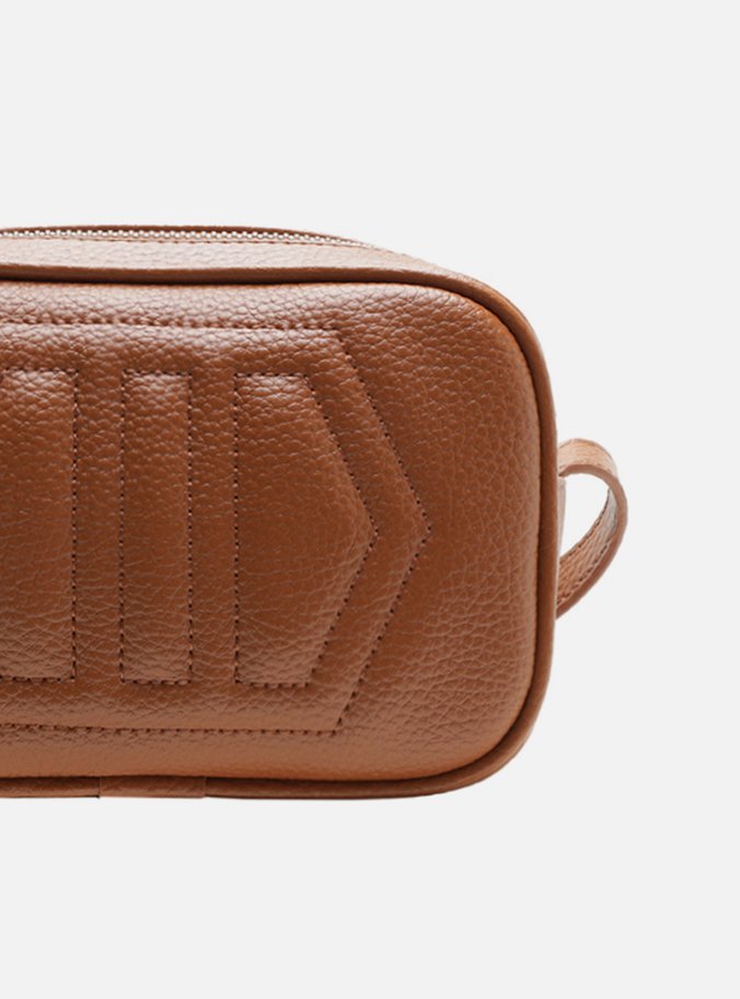 Bolsa Tiracolo Marrom Caramel Verona Média
