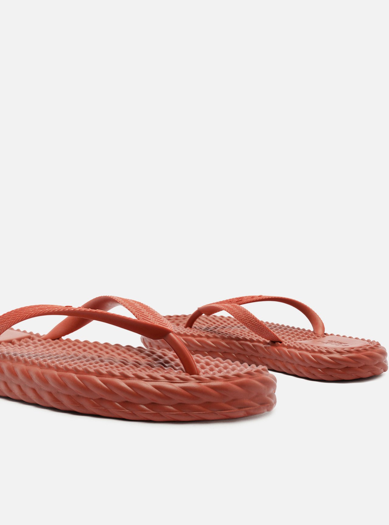 Chinelo de Dedo Terracota Marrocos Flip Flop — foto 4