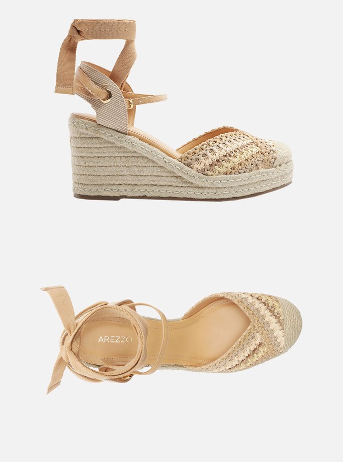 Espadrille Bege Salto Alto