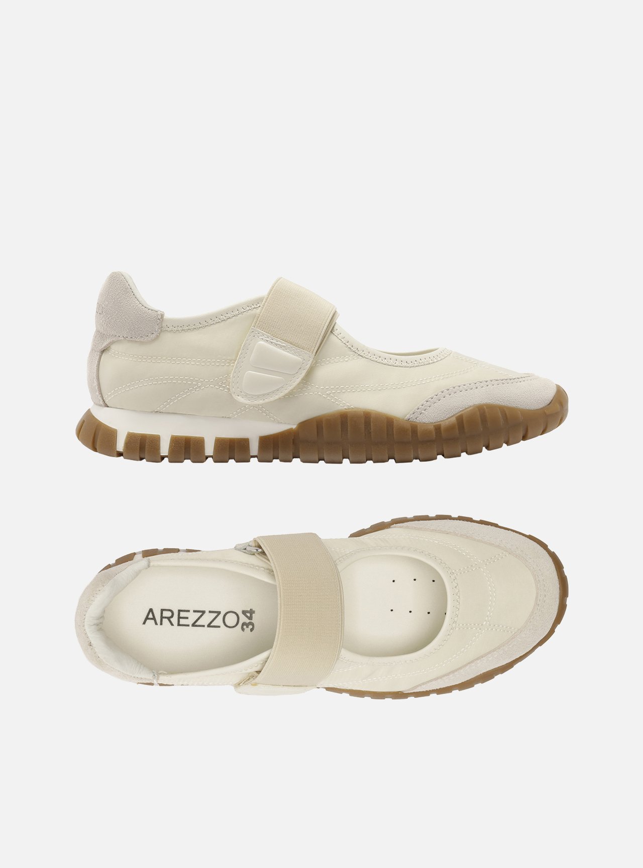 Tênis Sapatilha Off-White Suede Sola Emborrachada — foto 5