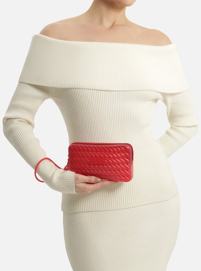 Clutch Vermelha Alça Marrocos