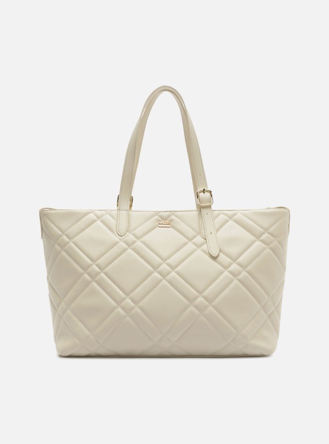 Bolsa Tote Off White Couro Grande Matelassê