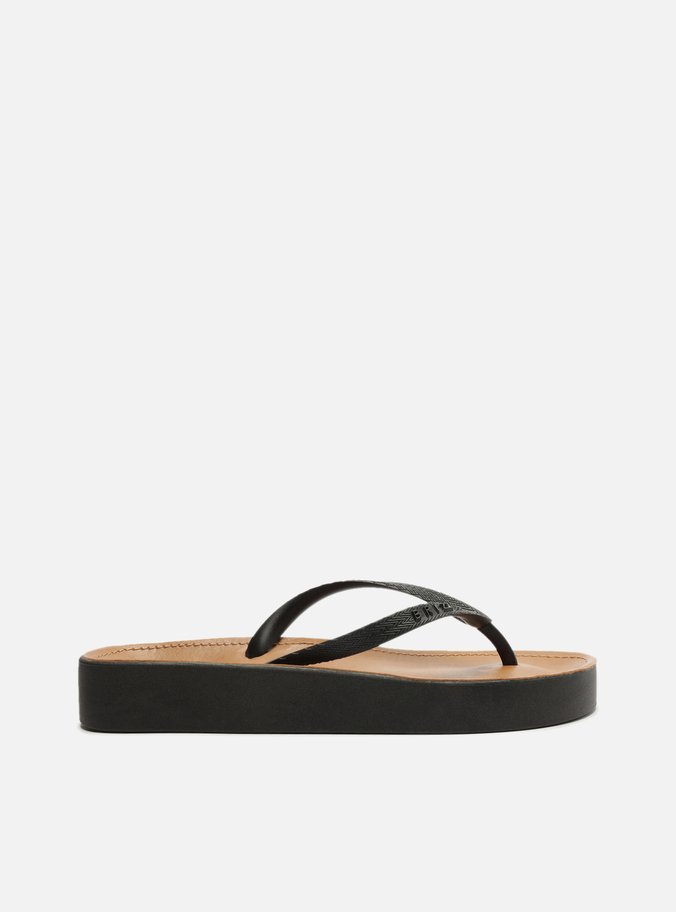Chinelo de Dedo Preto Fit Midi Brizza