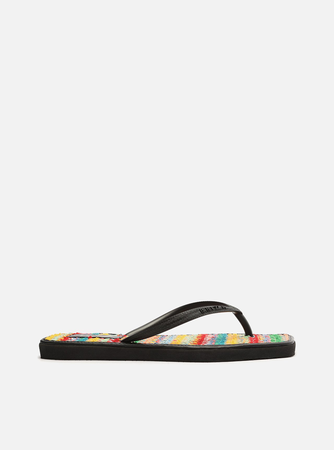 Chinelo de Dedo Preto Square Brizza Brizza — foto 1