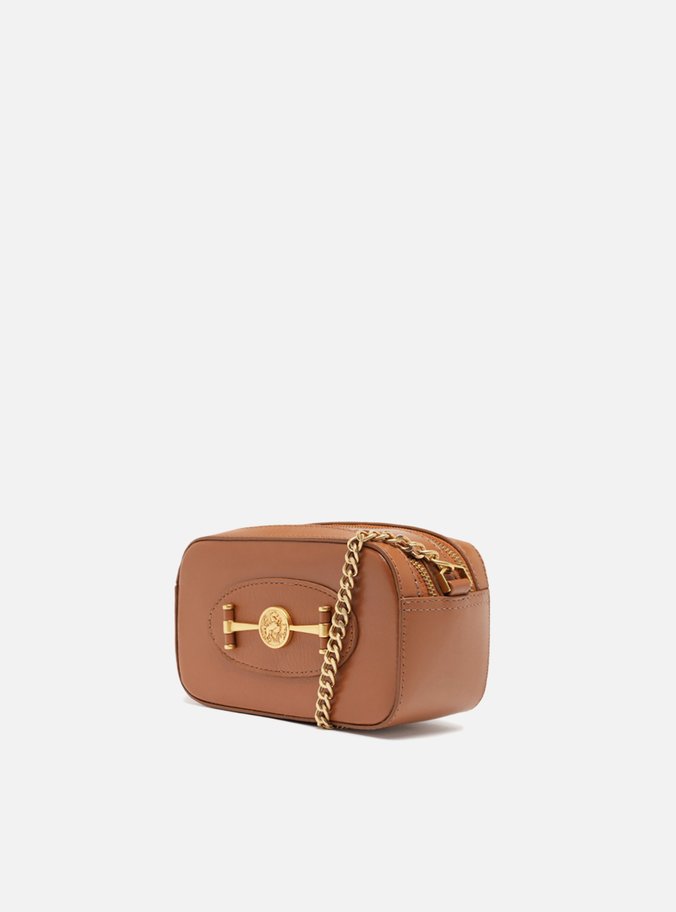 Bolsa Tiracolo Caramelo Couro  Pequena