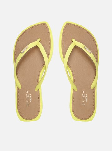 Chinelo de Dedo Amarelo Recouro Flash Brizza