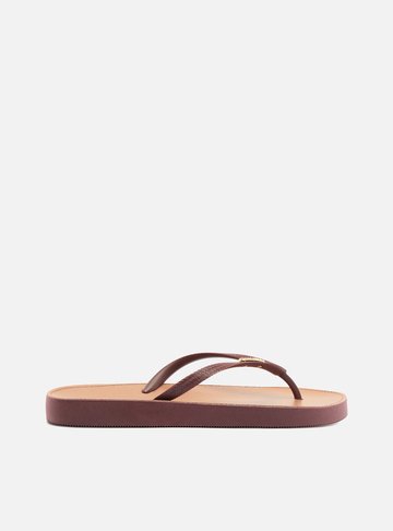 Arezzo — Chinelo de Dedo Vermelho Recouro Fit