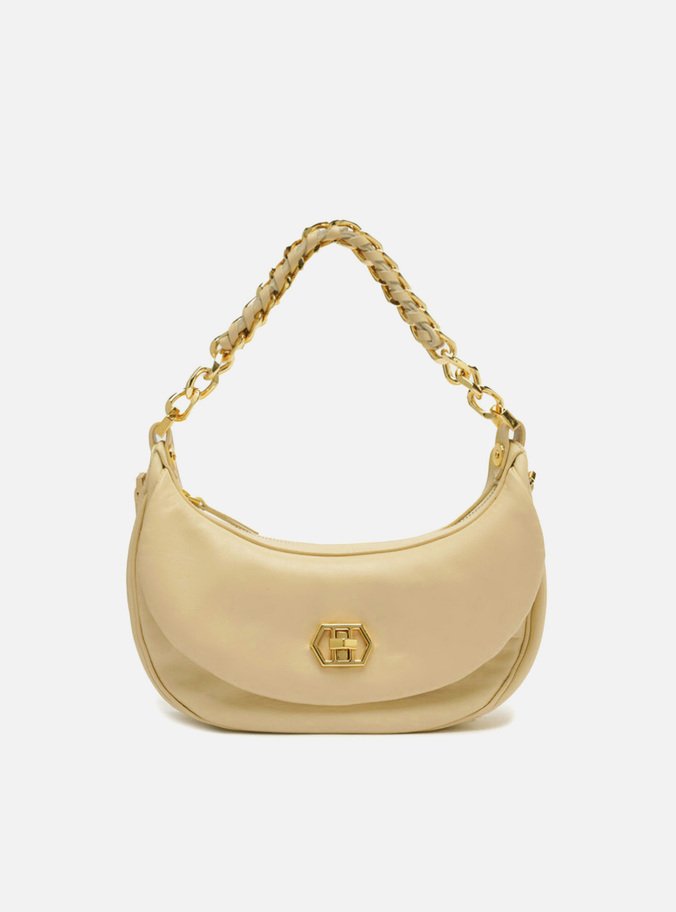 Bolsa Tiracolo Branca Couro Stella Média