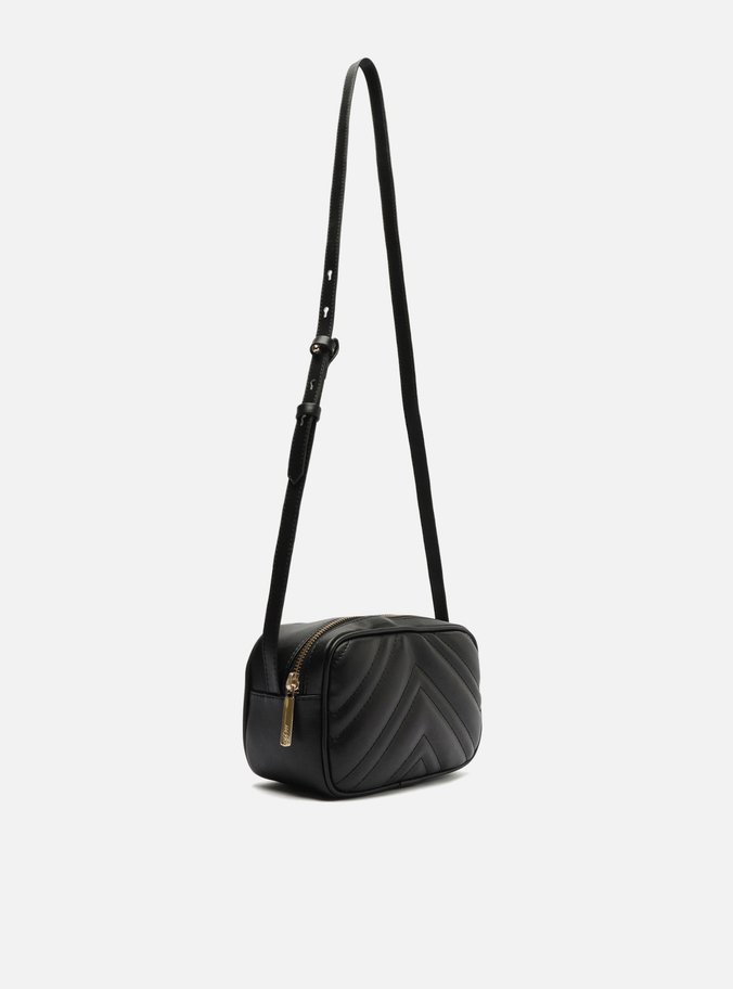 Bolsa Tiracolo Preta Matelassê Verona Média