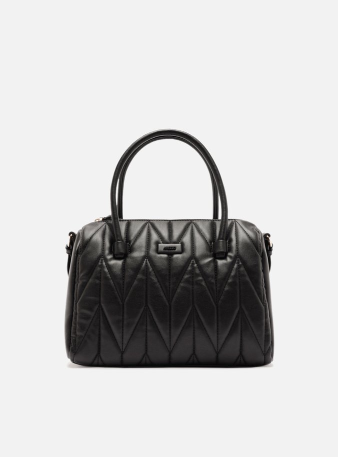 Bolsa Tiracolo Preta Matelassê Média