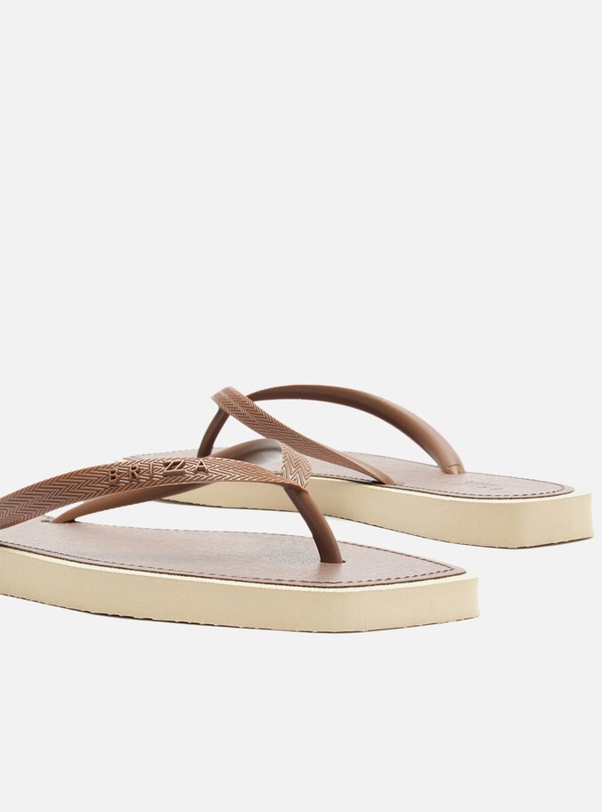 Chinelo de Dedo Marrom Square Recouro Brizza