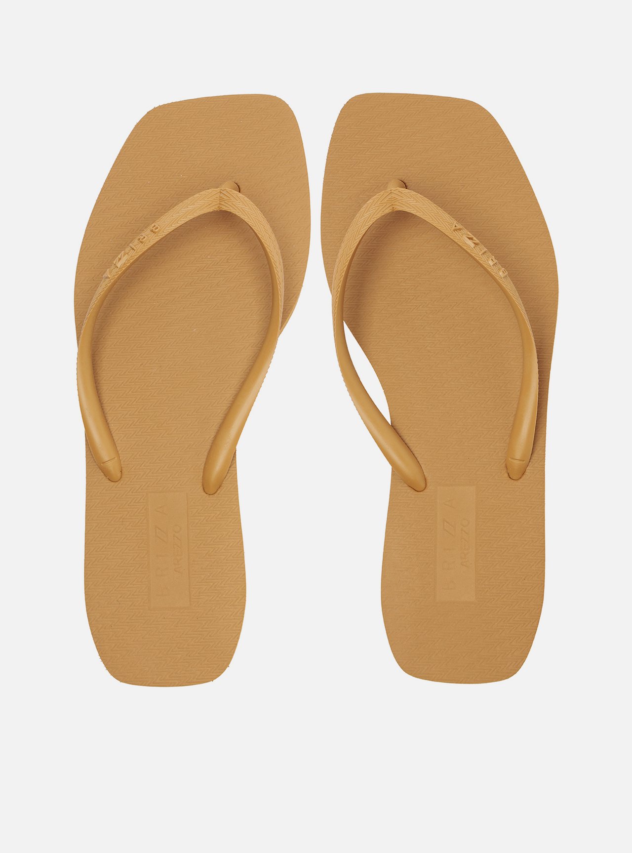 Chinelo de Dedo Marrom Básico Square Brizza — foto 1
