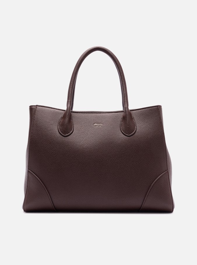 Bolsa Tote Marrom Grande Metais