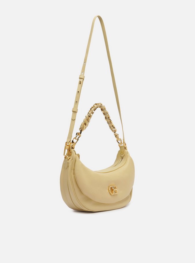 Bolsa Tiracolo Branca Couro Stella Média
